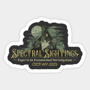 Spectral Sightings Sticker